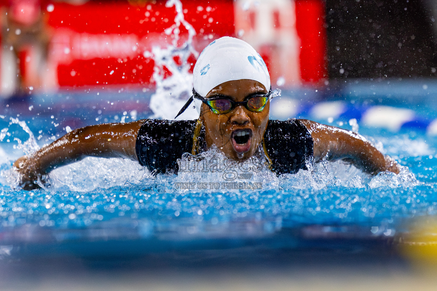 Day 2 of 20th Inter-school Swimming Competition 2024 held in Hulhumale', Maldives on Sunday, 13th October 2024. Photos: Nausham Waheed / images.mv