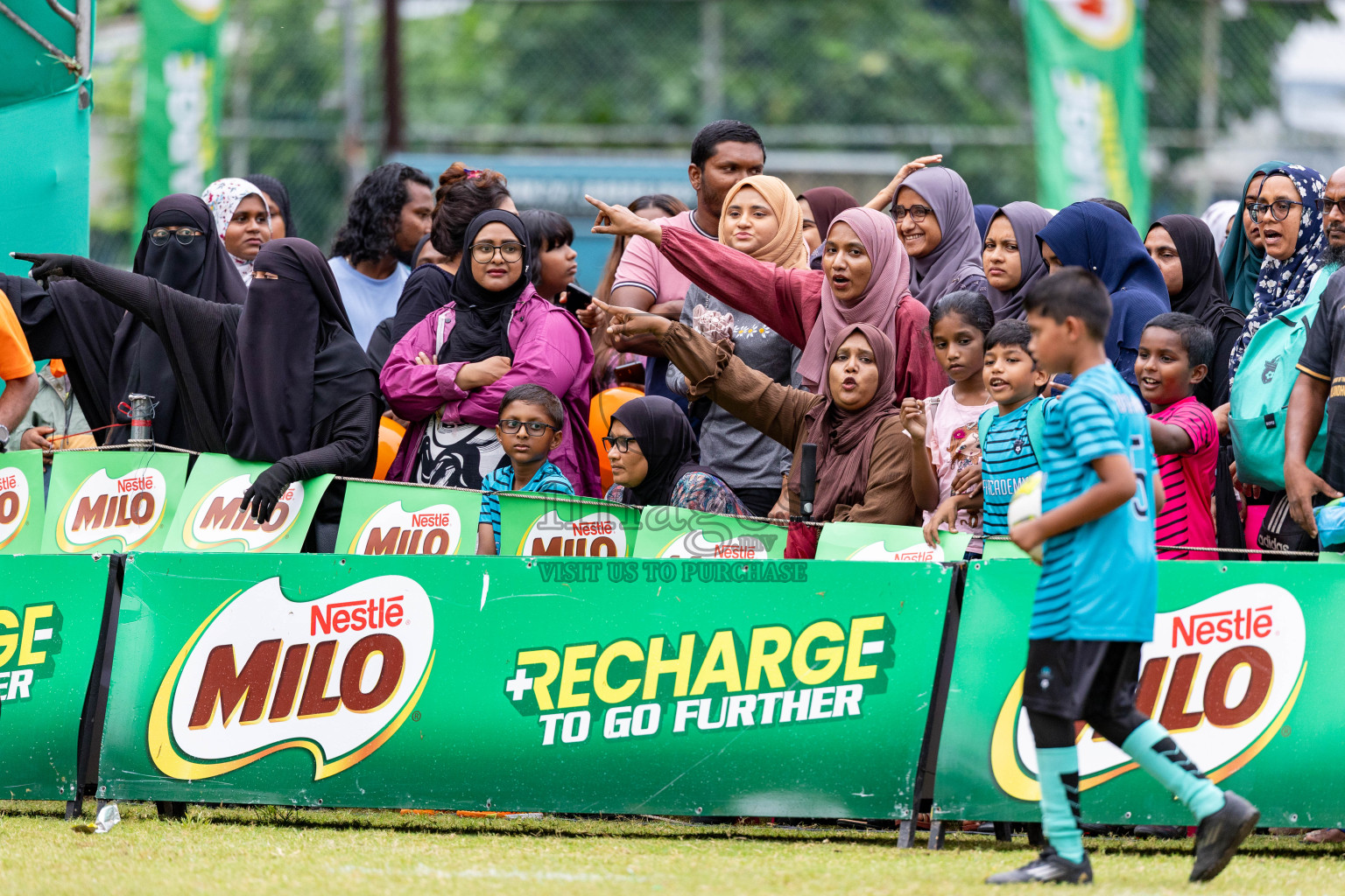 Day 3 of MILO SVAM Juniors 2025 (U-8) was held at Henveiru Stadium in Male', Maldives on Saturday, 28th June 2025. 
Photos: Hassan Simah / images.mv