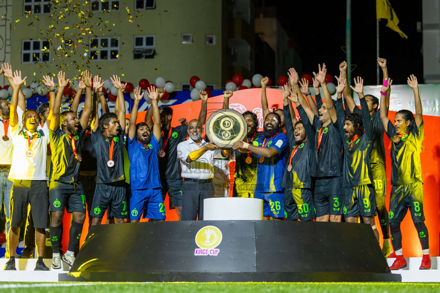 Road Recreation Club vs Club Combination SC Eydhafushi in Kings Cup Final of Club Maldives 2025 was held in Rehendhi Futsal Ground, Hulhumale', Maldives on Tuesday, 9th September 2025. Photos: Ismail Thoriq / images.mv