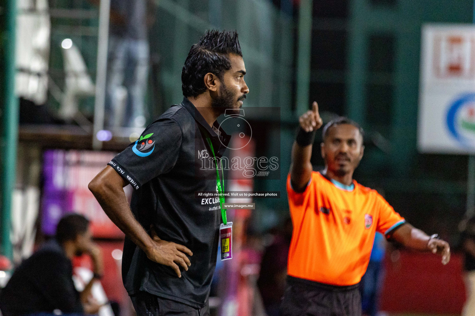 Hulhumale Hospital vs PSM in Club Maldives Cup Classic 2023 held in Hulhumale, Maldives, on Saturday, 22nd July 2023 Photos: Hassan Simah/ images.mv