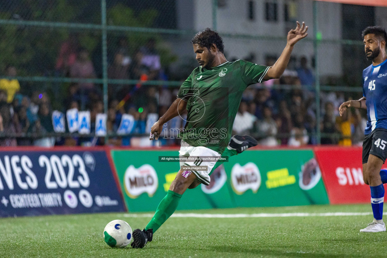 POSC vs Team Khaarijee in Quarter Finals of Club Maldives Cup Classic 2023 held in Hulhumale, Maldives, on Friday, 11th August 2023 Photos: Ismail Thoriq, Nausham Waheed / images.mv