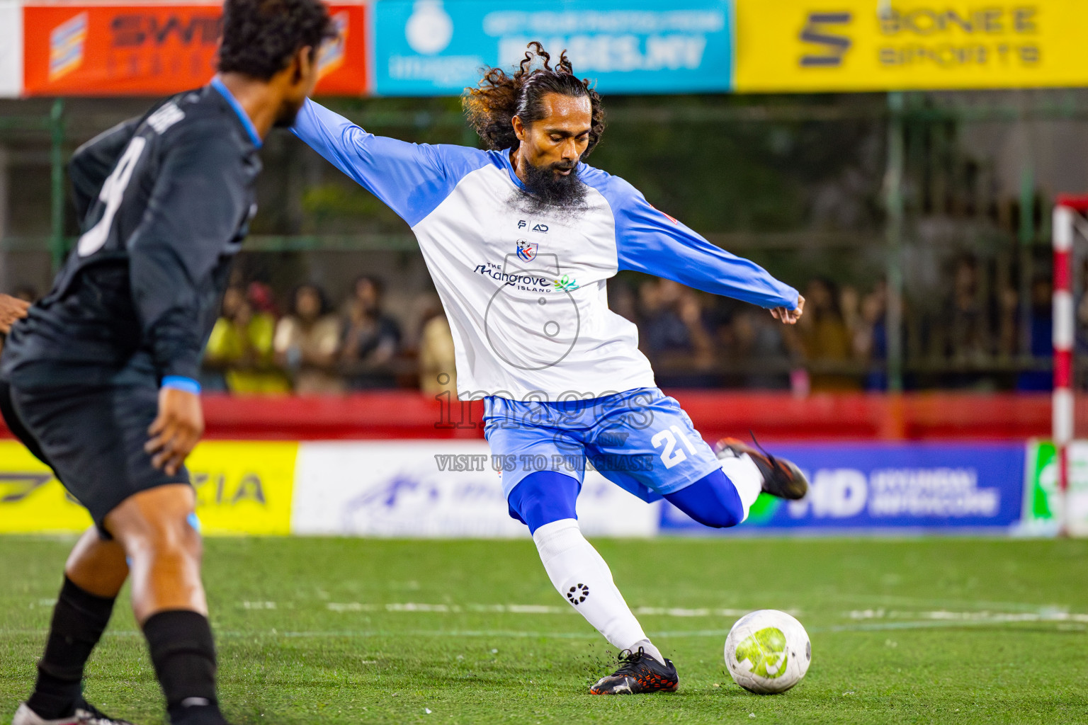 N Kendhikulhudhoo vs R Alifushi on Day 35 of Golden Futsal Challenge 2024 was held on Tuesday, 20th February 2024, in Hulhumale', Maldives
Photos: Mohamed Mahfooz Moosa, / images.mv