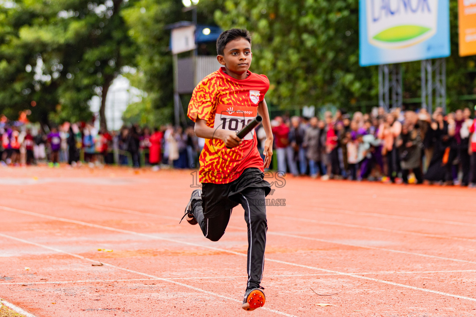 Day 6 of Inter-school Athletics Championship 2025 held in Ekuveni Synthetic Track, Male', Maldives on Sunday, 12th October 2025. Photos by: Areef Adam / Images.mv