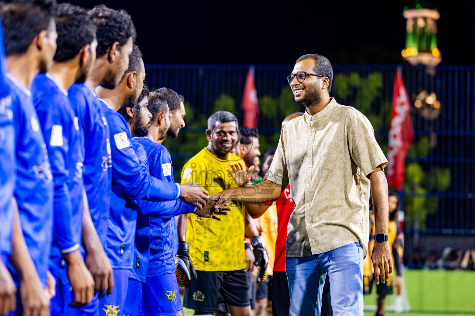 All Wolves vs Friends in Day 3 of Eydhafushi Futsal Cup 2024 was held on Wednesday, 10th April 2024, in B Eydhafushi, Maldives Photos: Nausham Waheed / images.mv