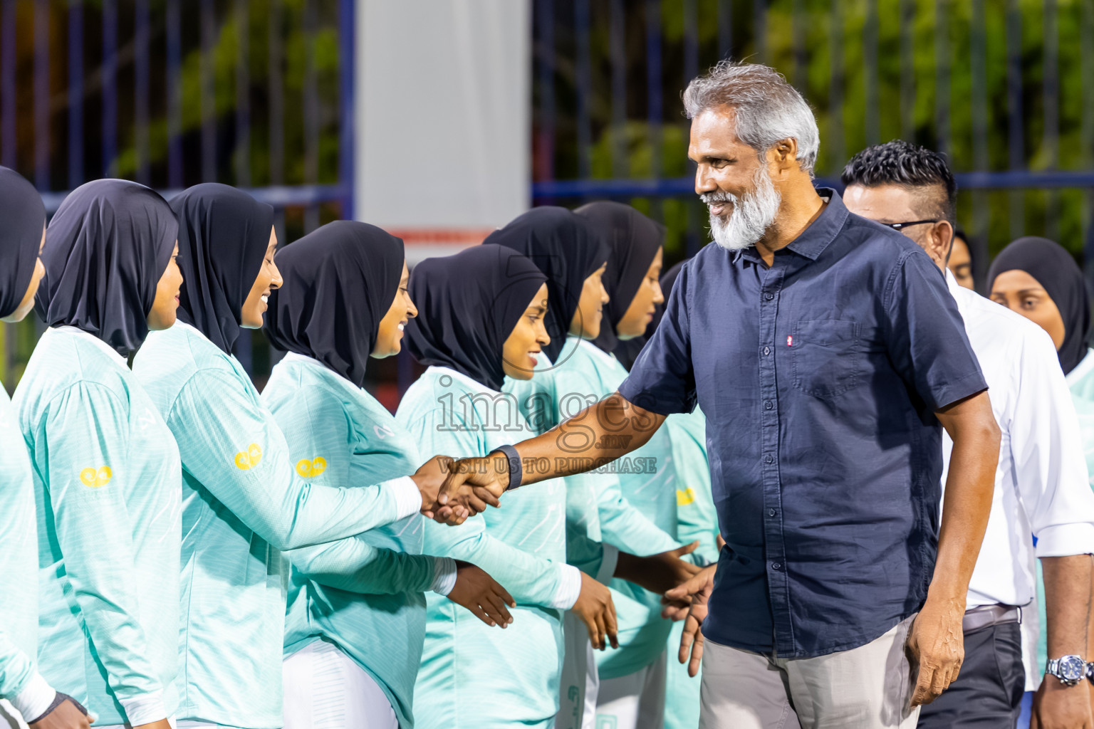 Goidhoo vs Dhonfan in the finals of Better in Baa Futsal Fiesta 2025 woman's division held in B. Eydhafushi, Maldives on Monday, 17th November 2025. Photos: Nausham Waheed / images.mv