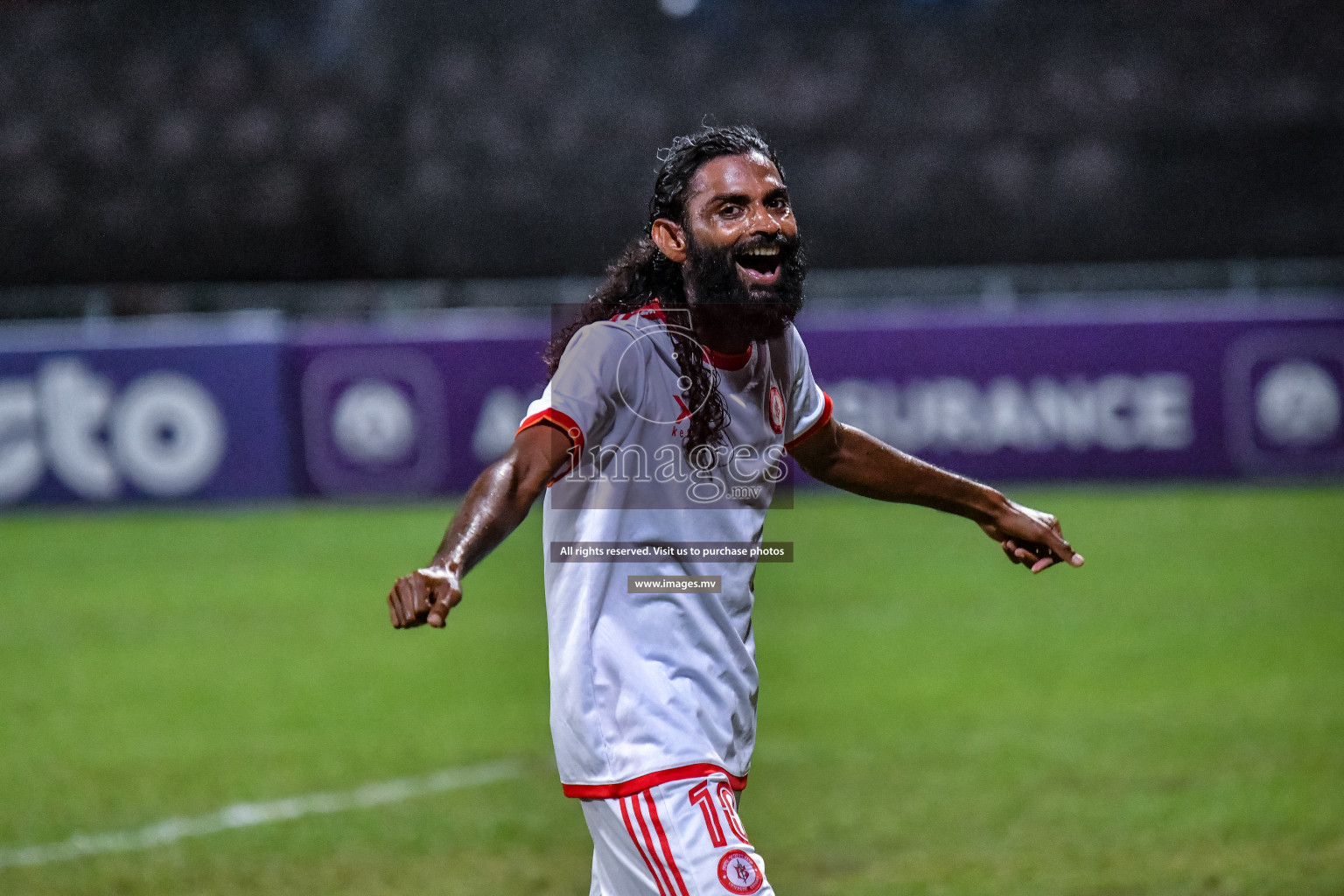 Da Grande vs Buru Sports Club in Dhivehi Premier League Qualification 22 on 27th Aug 2022, held in National Football Stadium, Male', Maldives Photos: Nausham Waheed / Images.mv