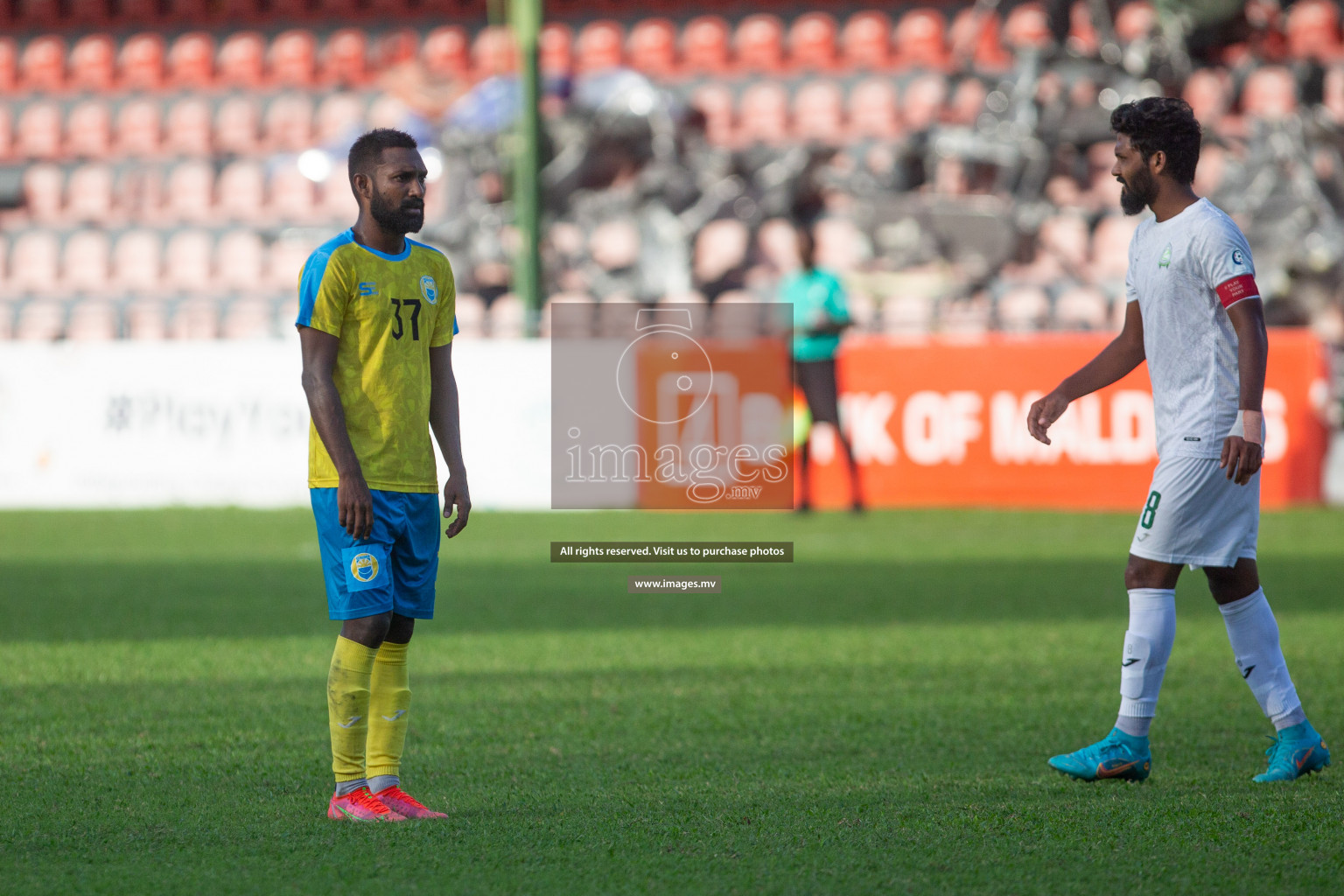 Club Valencia vs Club Green Streets in Ooredoo Dhivehi Premier League 2021/22 on 12th July 2022, held in National Football Stadium, Male', Maldives Photos: Maanish/ Images mv