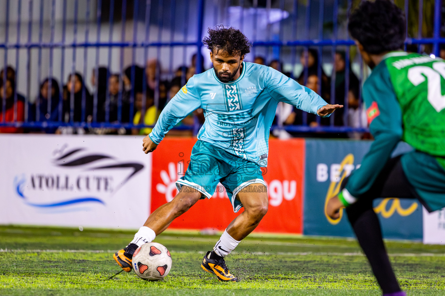 Maalhos vs Kamadhoo in Day 2 of Better in Baa Futsal Fiesta 2025 Men's division held in B. Eydhafushi, Maldives on Thursday, 6th November 2025. Photos: Nausham Waheed / images.mv