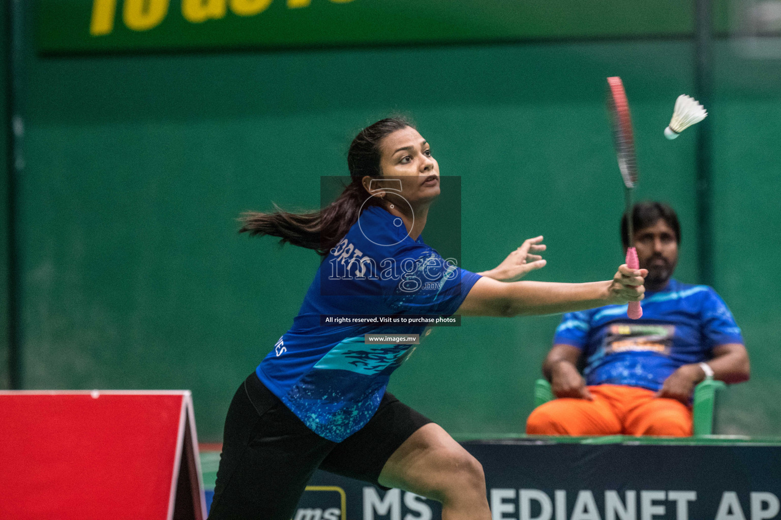 Final of Badminton association mixed group championship 2021 held in Male', Maldives Photos by Nausham Waheed