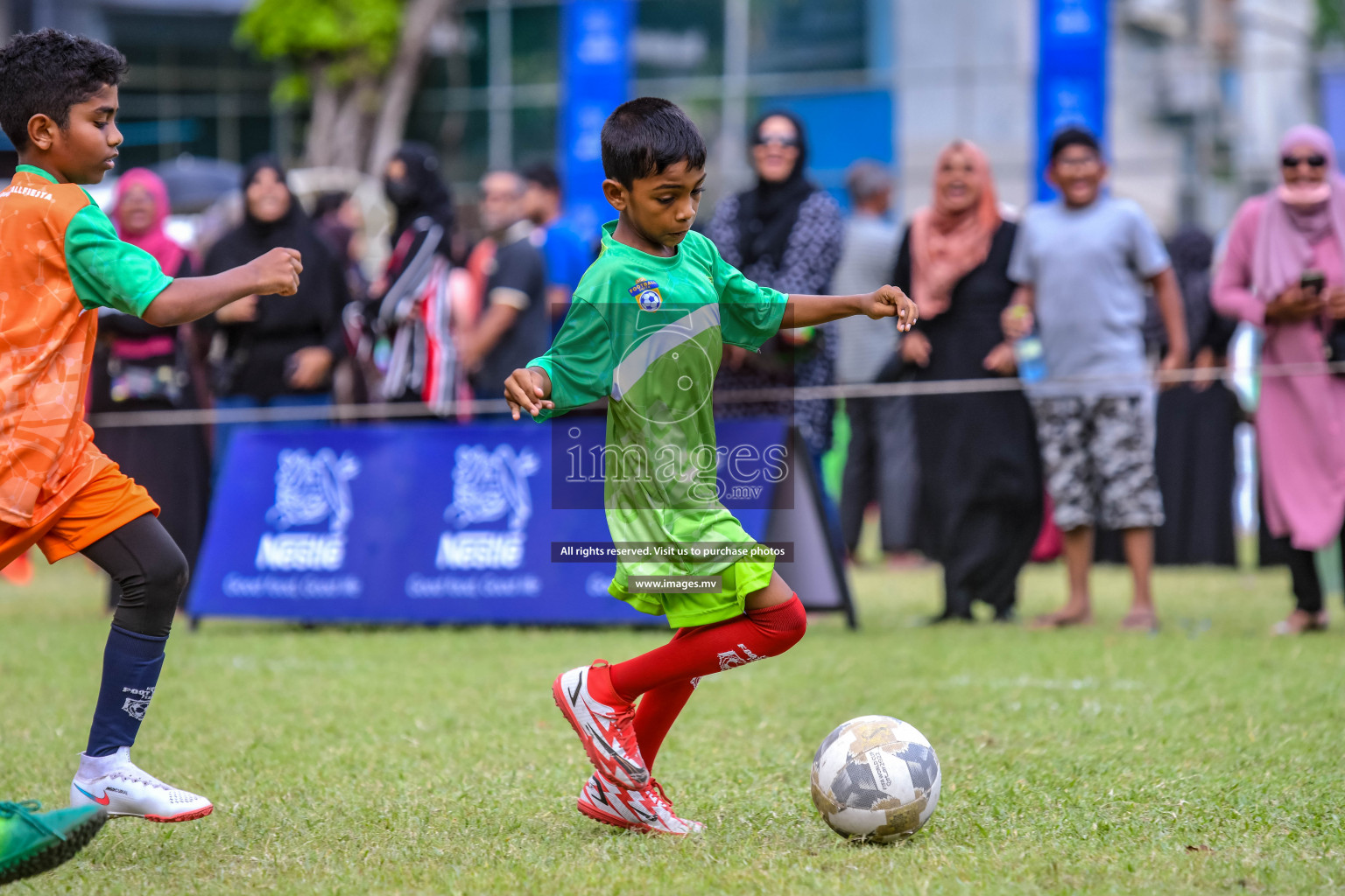 Day 3 of Milo Kids Football Fiesta 2022 was held in Male', Maldives on 21st October 2022. Photos: Nausham Waheed/ images.mv