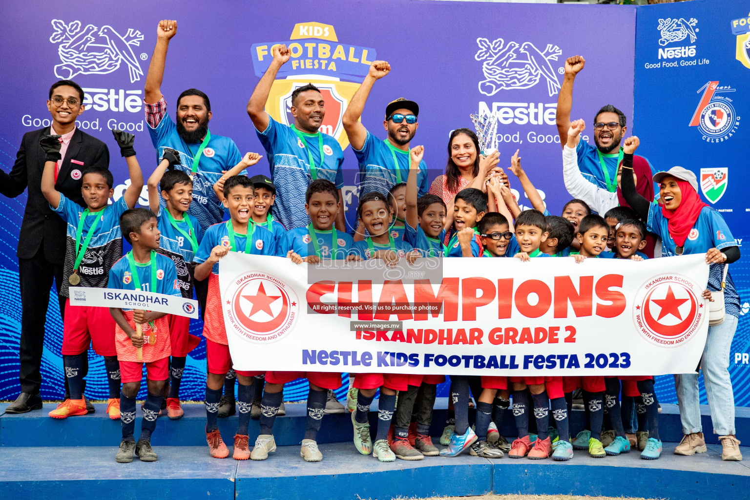 Finals & Closing Ceremony of Nestlé Kids Football Fiesta 2023 held in Male', Maldives on 25 February 2023