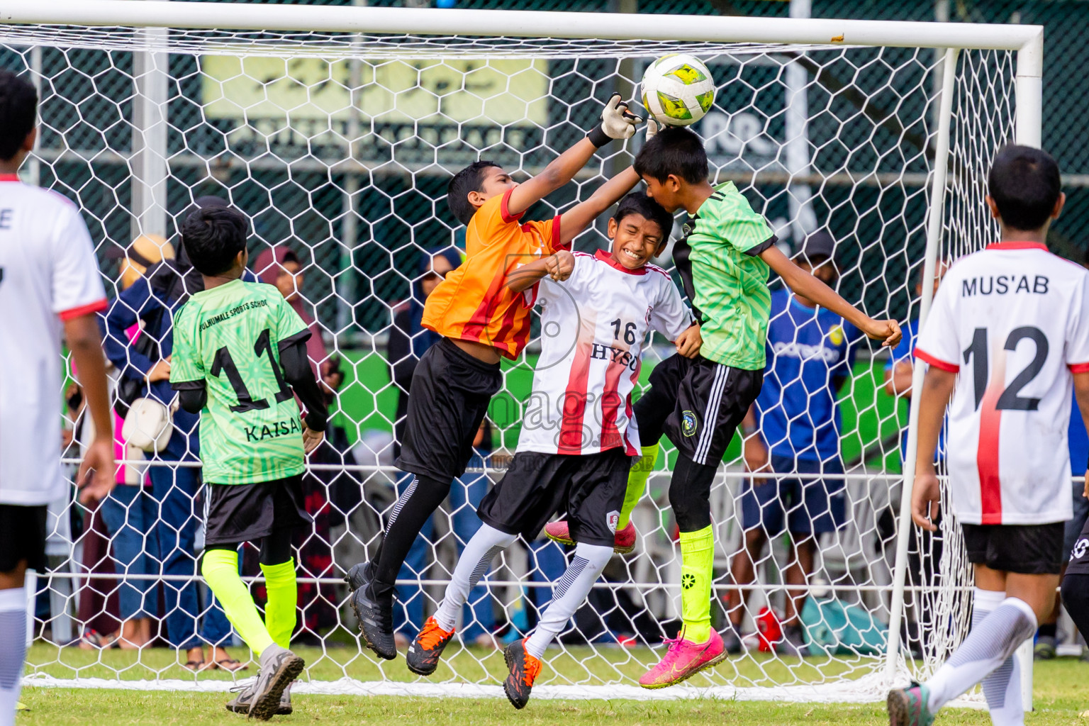 Day 1 of MILO Academy Championship 2025 (U-12) was held at Henveiru Stadium in Male', Maldives on Thursday, 1st May 2025. Photos: Nausham Waheed / images.mv