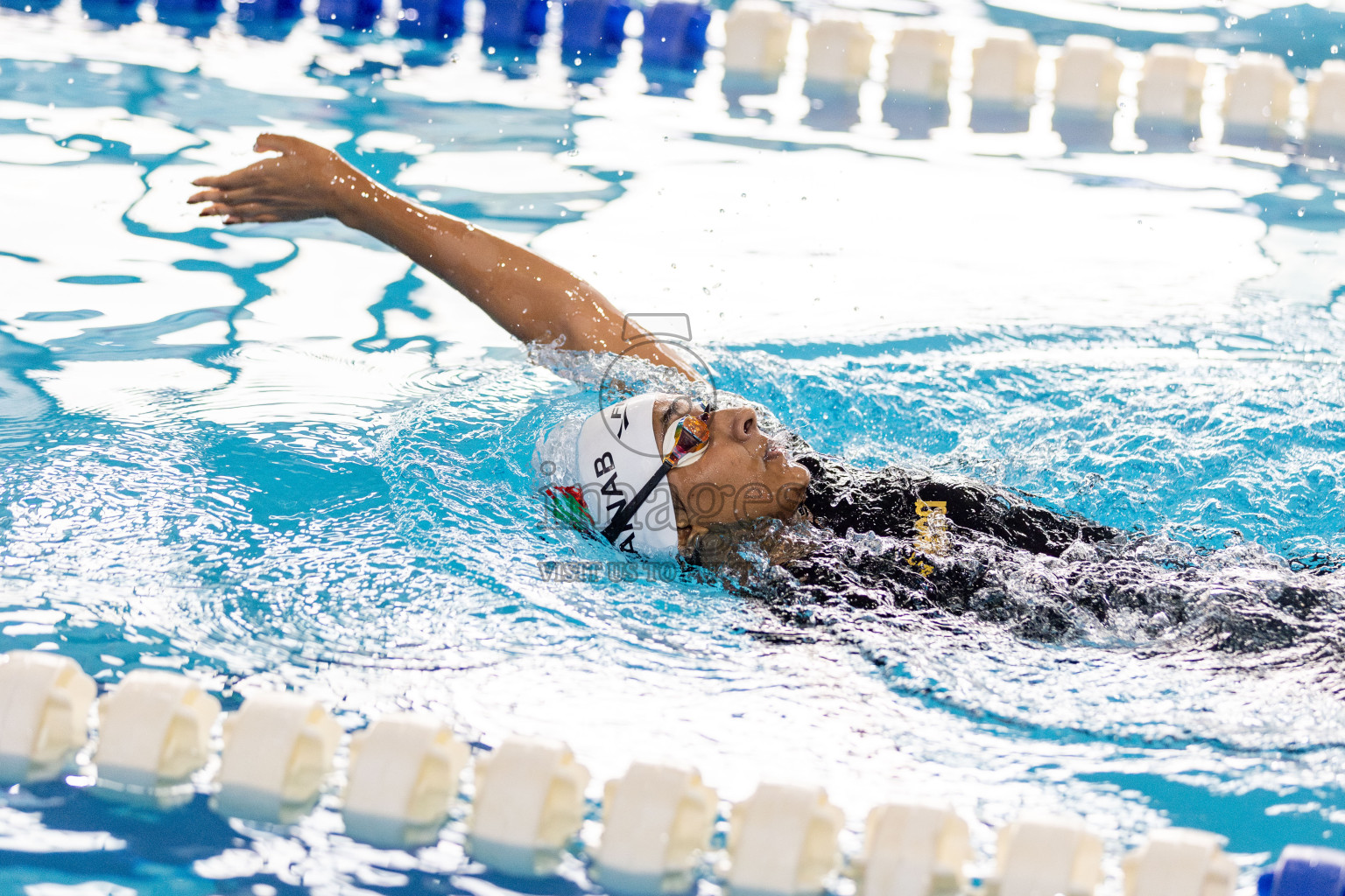 Day 3 of National Swimming Competition 2024 held in Hulhumale', Maldives on Sunday, 15th December 2024. Photos: Hassan Simah / images.mv