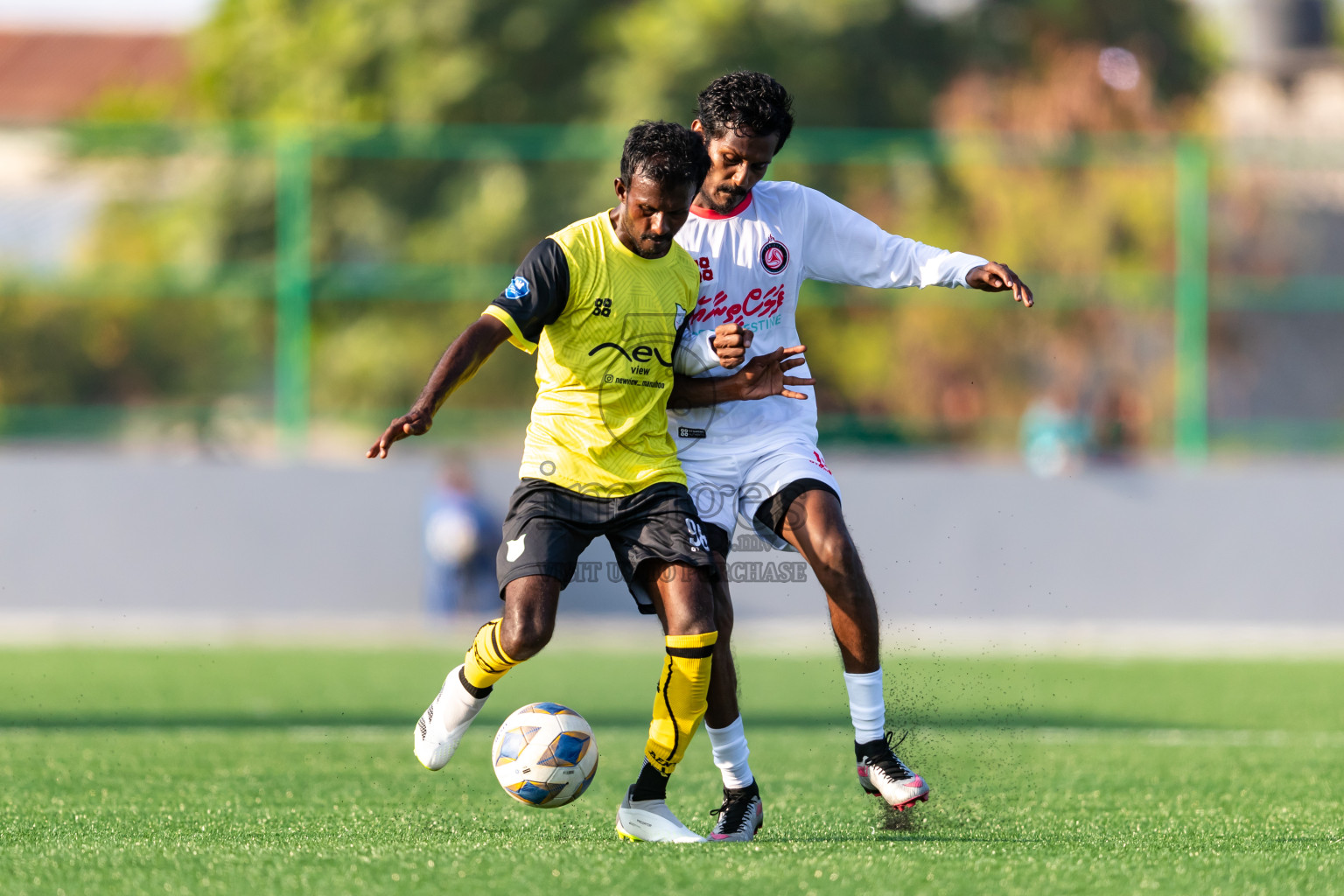 Kanmathi Juniors vs Furious SC from Manadhoo Council Cup 2024 in N Manadhoo Maldives on Monday, 19th February 2023. Photos: Nausham Waheed / images.mv