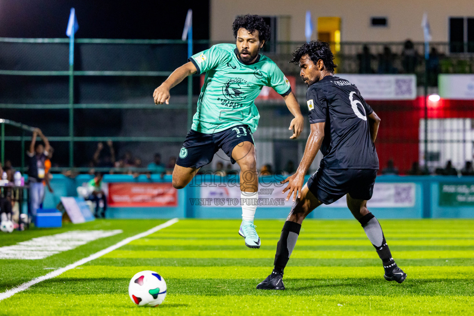 Much Black vs Naalaafushi YC in Day 1 of Laamehi Dhiggaru Ekuveri Futsal Challenge 2024 was held on Friday, 26th July 2024, at Dhiggaru Futsal Ground, Dhiggaru, Maldives Photos: Nausham Waheed / images.mv