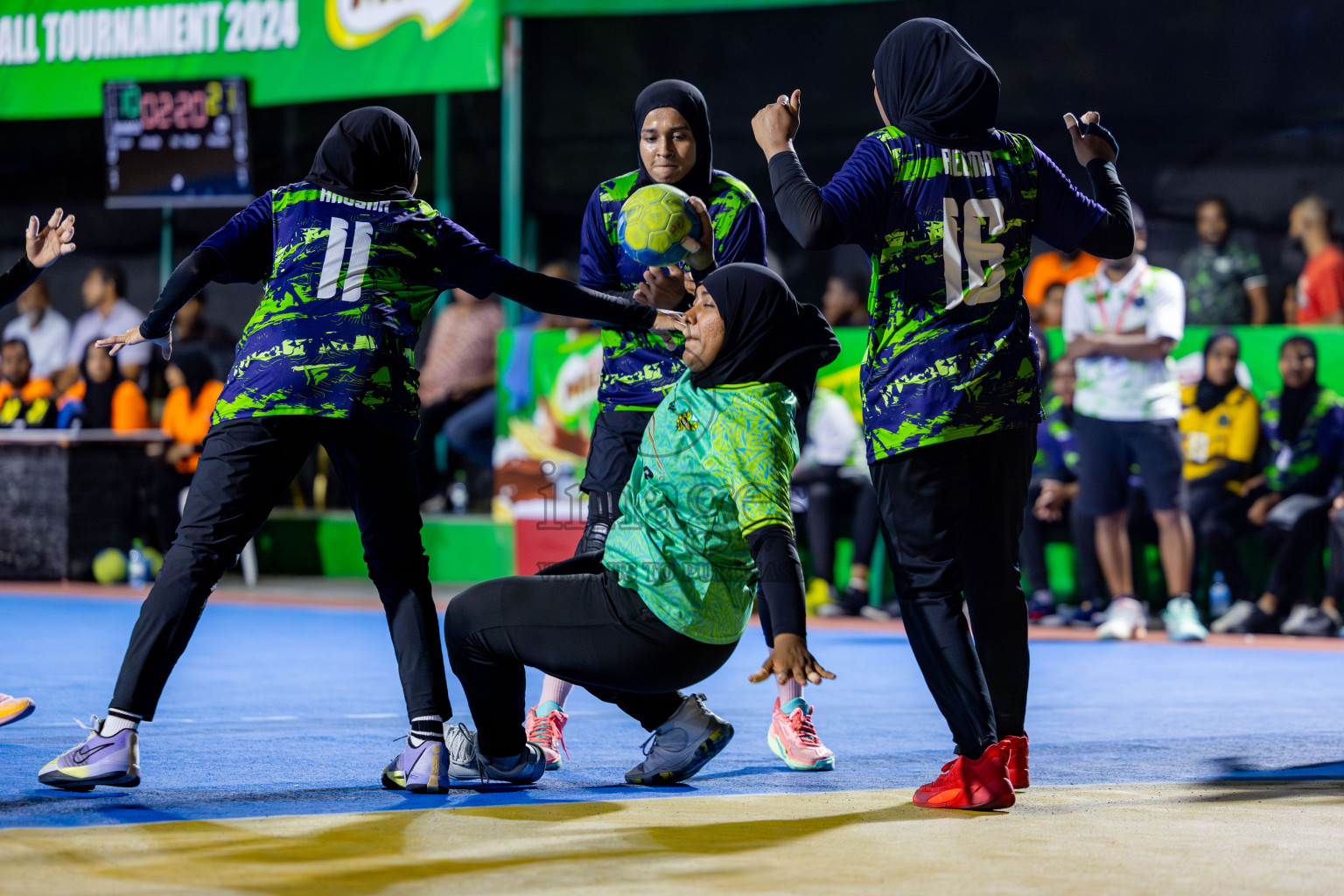 1st Division Final of 8th Inter-Office/Company Handball Tournament 2024, held in Handball ground, Male', Maldives on Tuesday, 11th September 2024 Photos: Nausham Waheed/ Images.mv