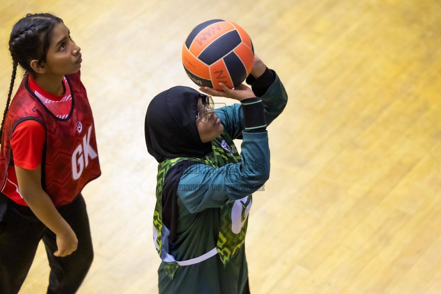 Day 11 of 25th Inter-School Netball Tournament was held in Social Center at Male', Maldives on Wednesday, 21st August 2024.