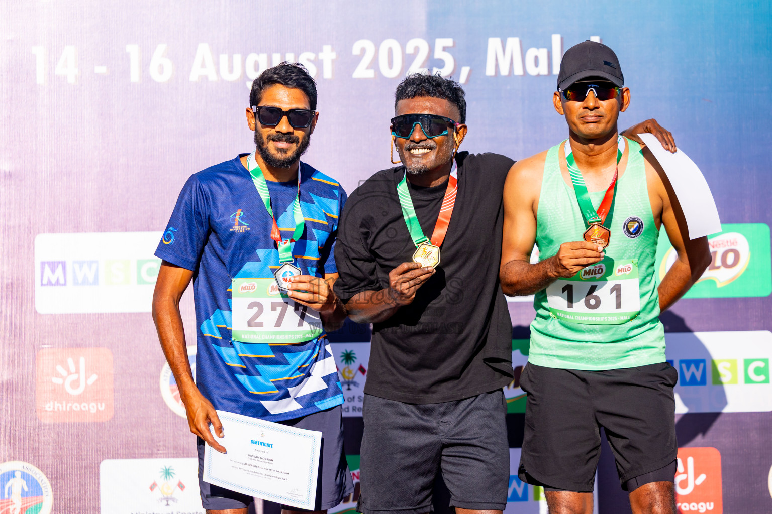 Day 3 of National Athletics Championship 2025 was held at Ekuveni Running Ground in Male', Maldives on Saturday, 16th August 2025. Photos: Nausham Waheed / images.mv
