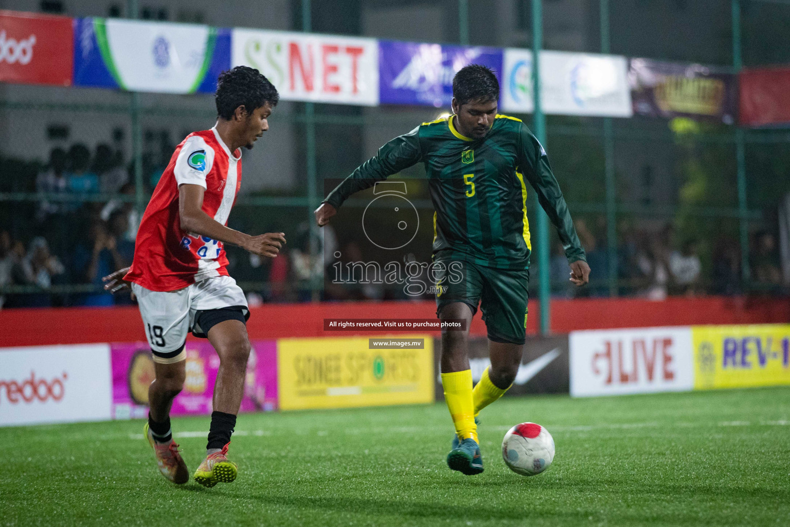 HDh. Vaikaradhoo vs Hdh. Nellaidhoo in Day 3 of Golden Futsal Challenge 2023 on 07 February 2023 in Hulhumale, Male, Maldives