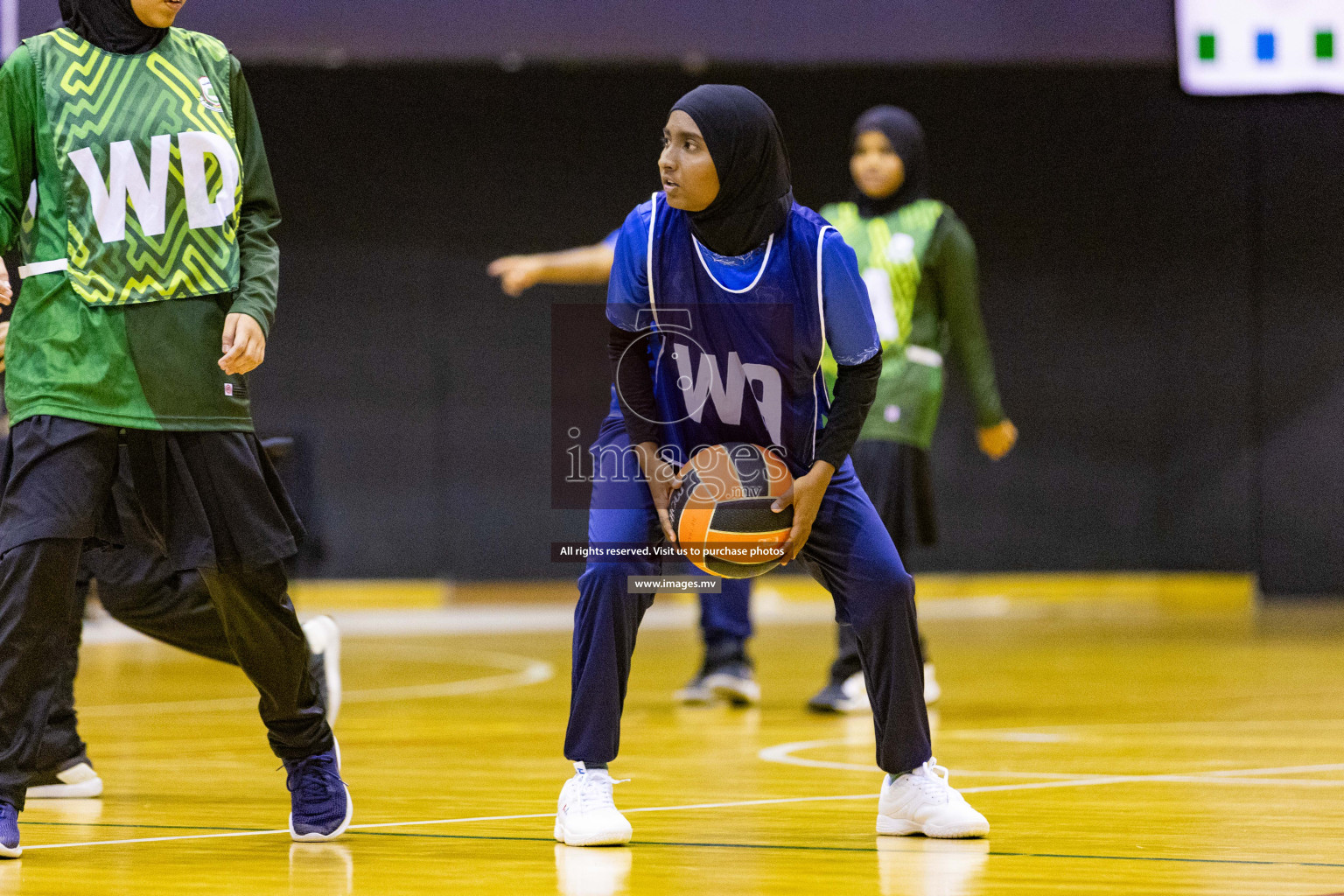 Day2 of 24th Interschool Netball Tournament 2023 was held in Social Center, Male', Maldives on 28th October 2023. Photos: Nausham Waheed / images.mv