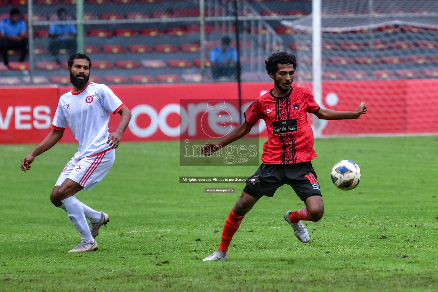 Buru Sports Club vs Club Teenage in Dhivehi Premier League Qualification 22 on 30th Aug 2022, held in National Football Stadium, Male', Maldives Photos: Nausham Waheed / Images.mv