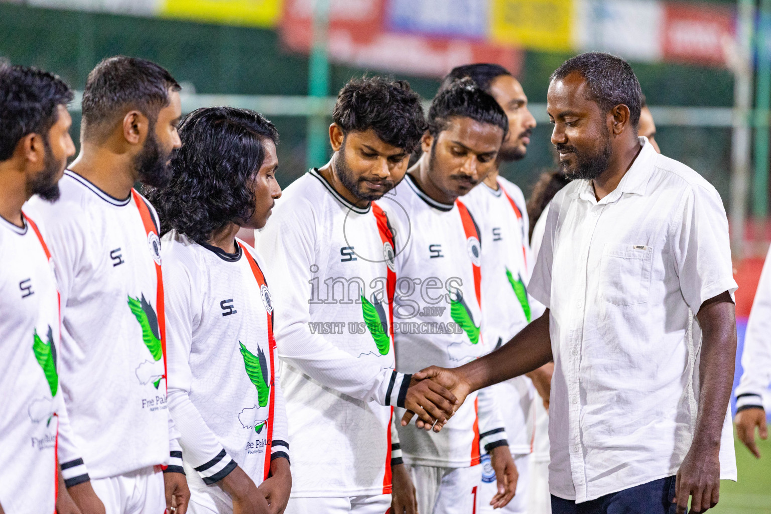 GA. Kolamaafushi vs GA. Kanduhulhuhdhoo in Day 19 of Golden Futsal Challenge 2024 was held on Friday, 2nd February 2024 in Hulhumale', Maldives 
Photos: Hassan Simah / images.mv