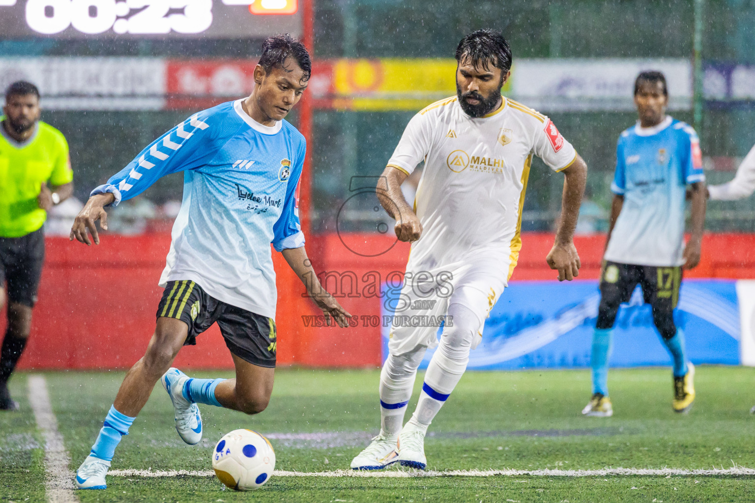 Raa Rasgetheem vs Raa Alifushi  in Day 10 of Golden Futsal Challenge 2025 was held on Tuesday, 14th January 2025, in Hulhumale', Maldives Photos: Shuu Abdul Sattar / images.mv