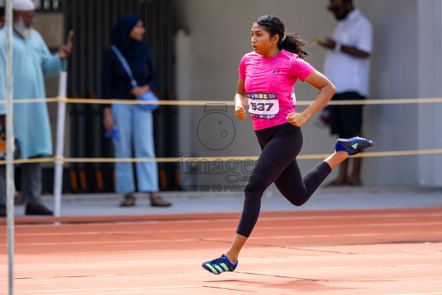 Day 2 of MWSC Interschool Athletics Championships 2024 held in Hulhumale Running Track, Hulhumale, Maldives on Sunday, 10th November 2024.
Photos by: Ismail Thoriq / Images.mv