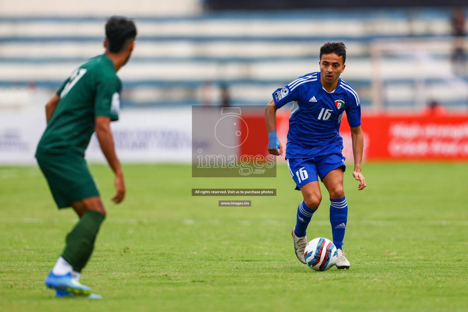 Pakistan vs Kuwait in SAFF Championship 2023 held in Sree Kanteerava Stadium, Bengaluru, India, on Saturday, 24th June 2023. Photos: Nausham Waheed, Hassan Simah / images.mv