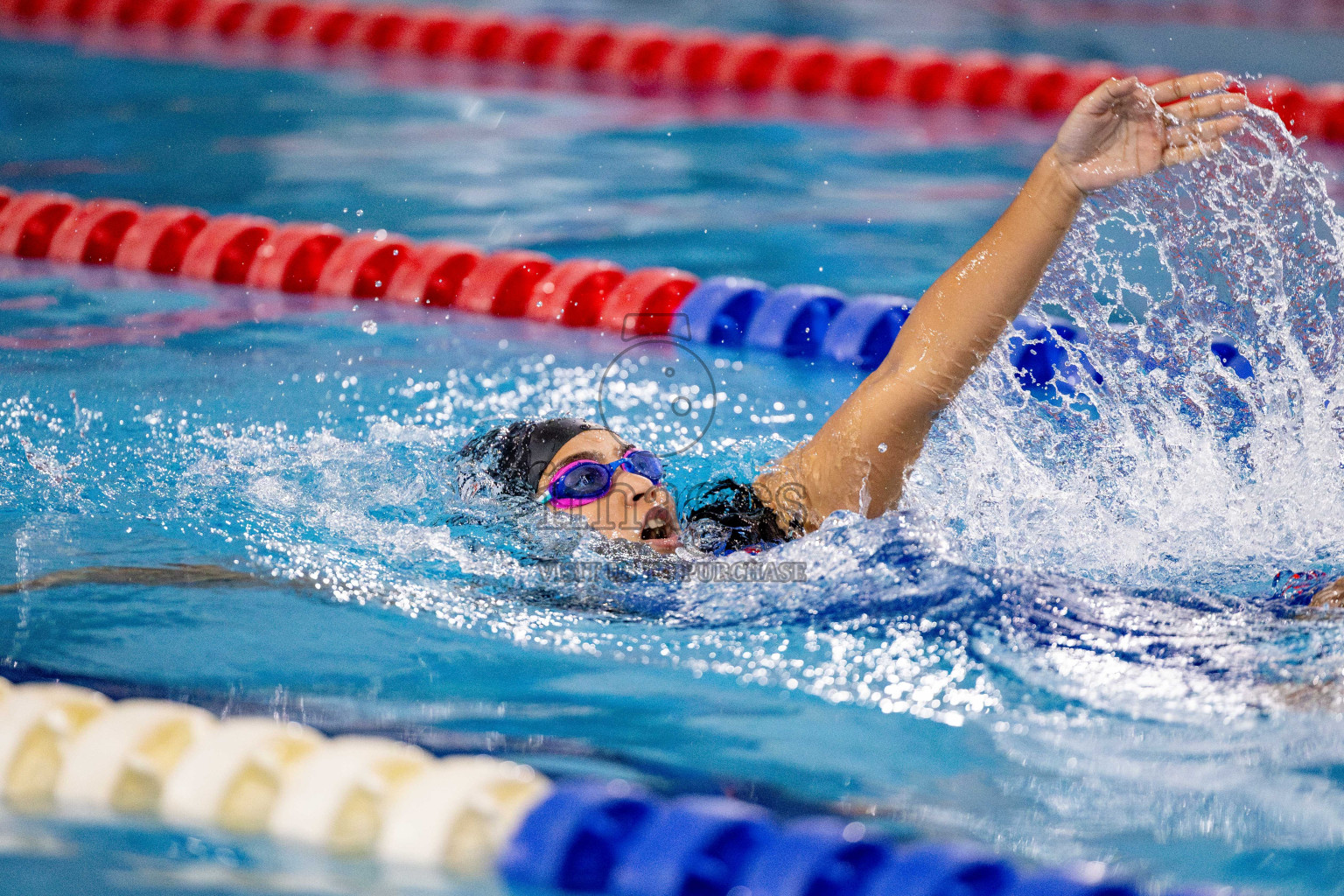 Day 4 of National Swimming Championship 2024 held in Hulhumale', Maldives on Monday, 16th December 2024. Photos: Hassan Simah / images.mv