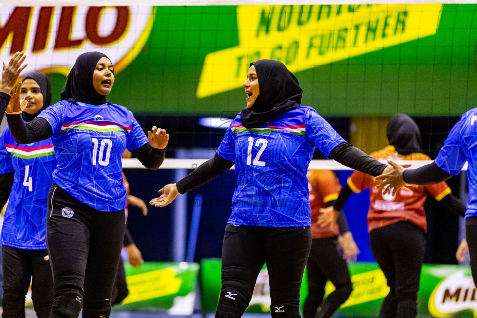 Day 1 of Women's Division of Milo VAM Cup 2024 held in Male', Maldives on Tuesday, 8th July 2024 at Social Center Indoor Hall Photos By: Nausham Waheed / images.mv