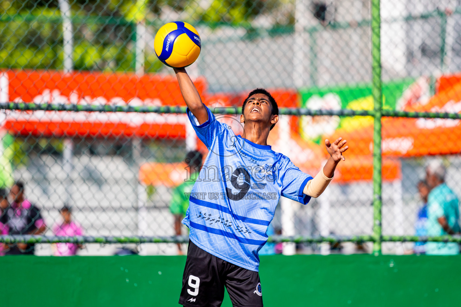 Day 13 of Interschool Volleyball Tournament 2024 was held in Ekuveni Volleyball Court at Male', Maldives on Thursday, 5th December 2024. Photos: Nausham Waheed / images.mv