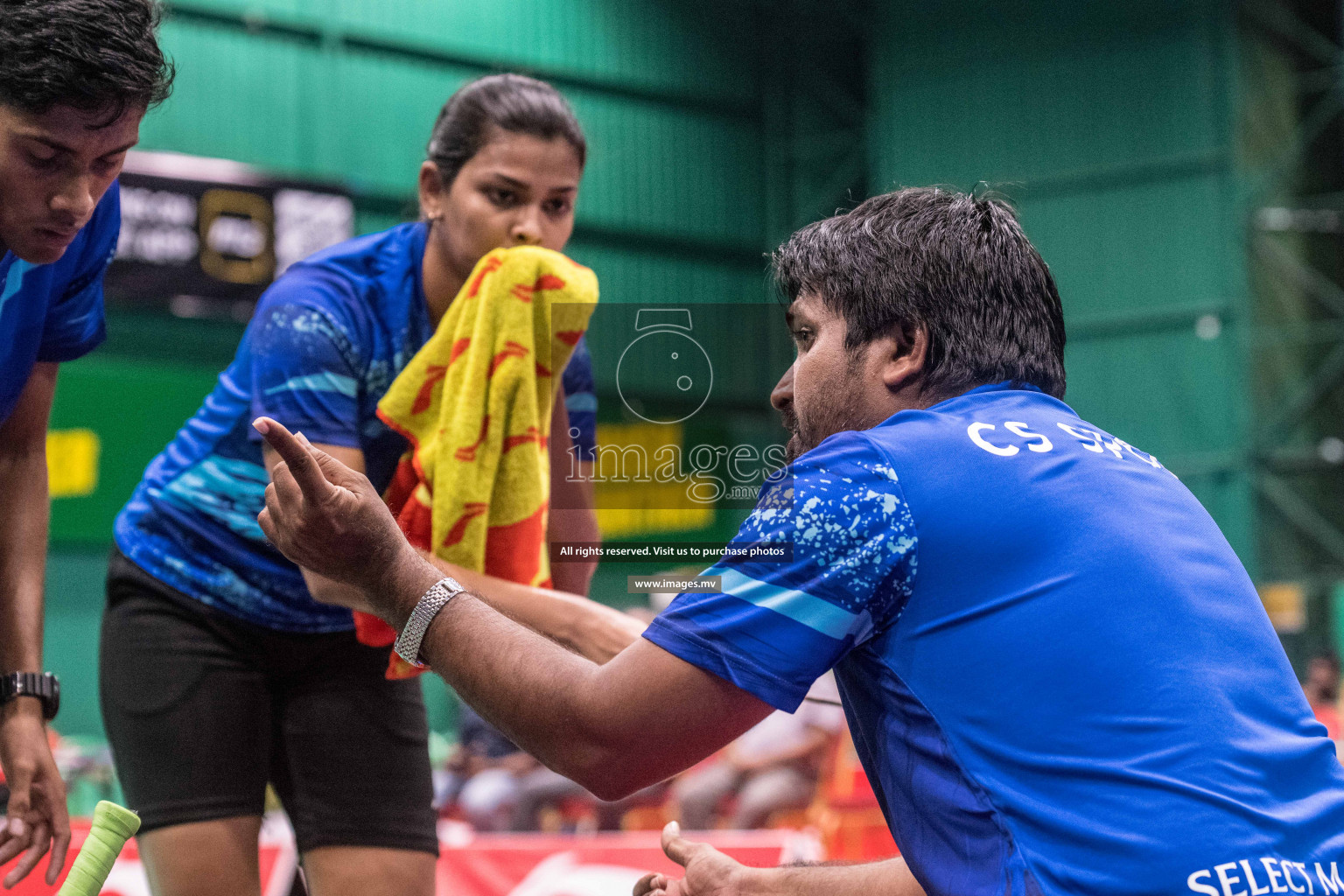 Day 2 of Badminton association mixed group championship 2021 held in Male', Maldives Photos by Nausham Waheed