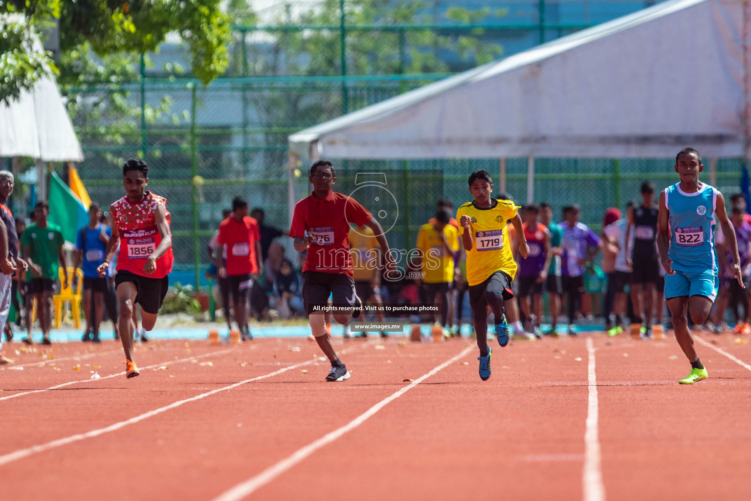 Day 1 of Inter-School Athletics Championship held in Male', Maldives on 22nd May 2022. Photos by: Maanish / images.mv