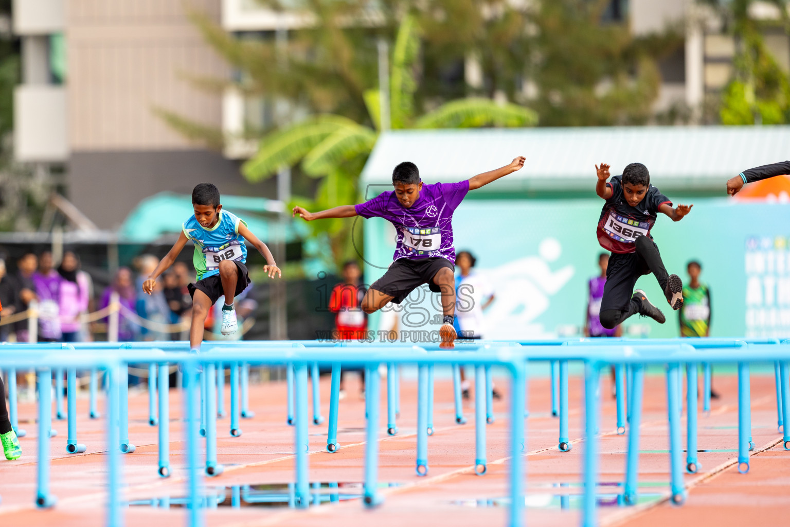 Day 2 of MWSC Interschool Athletics Championships 2024 held in Hulhumale Running Track, Hulhumale, Maldives on Sunday, 10th November 2024.
Photos by: Ismail Thoriq / Images.mv