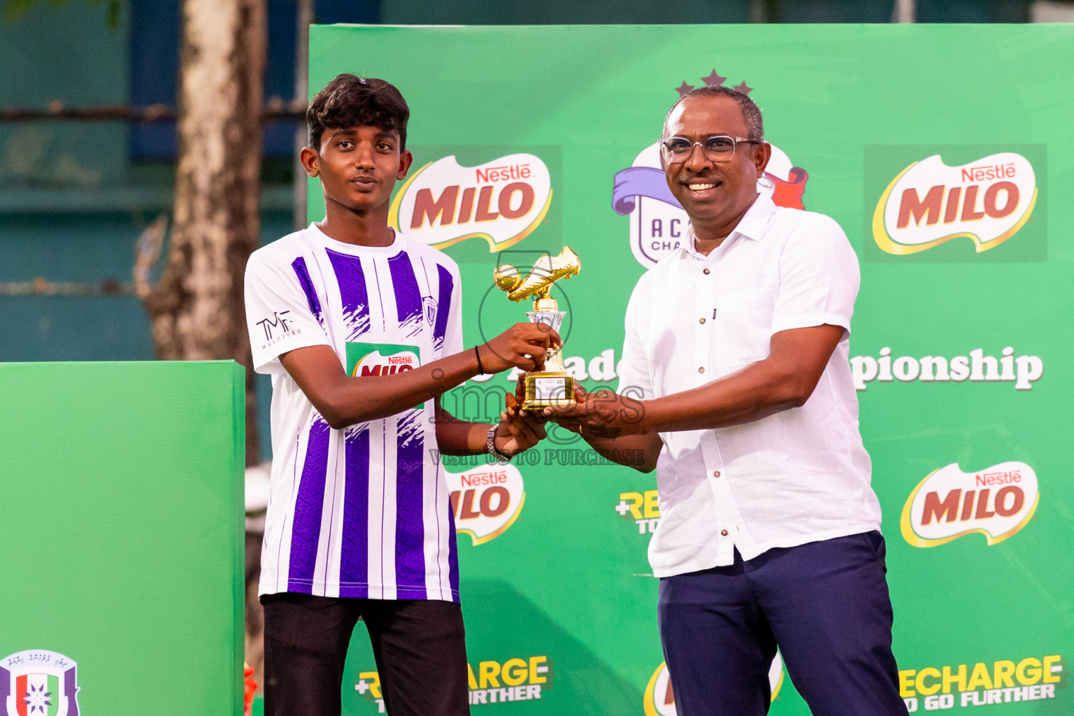 Day 5 of MILO Academy Championship 2025 (U14) was held on Monday, 3rd November 2025 at Henveiru Football Grounds, Male', Maldives . Photos: Nausham Waheed / images.mv