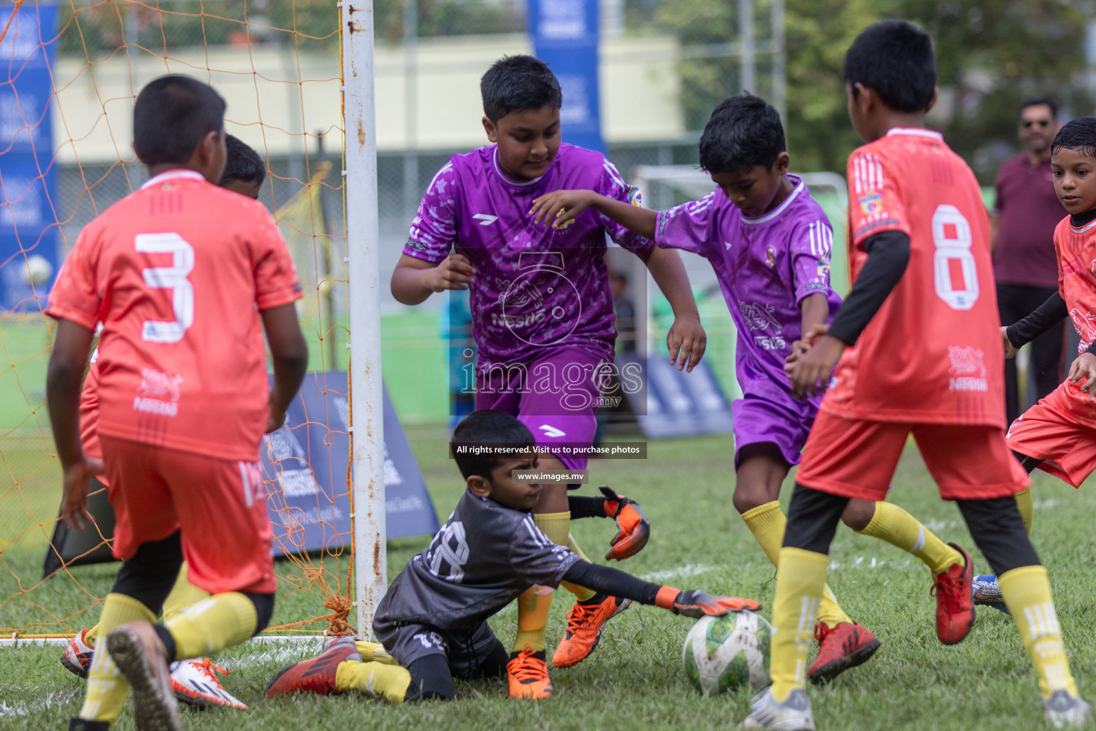 Day 1 of Nestle kids football fiesta, held in Henveyru Football Stadium, Male', Maldives on Wednesday, 11th October 2023 Photos: Shut Abdul Sattar/ Images.mv