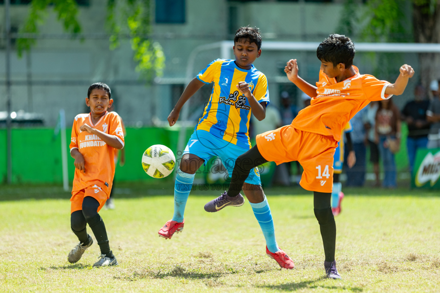 Day 3 of MILO Academy Championship 2025 (U-12) was held at Henveiru Stadium in Male', Maldives on Saturday, 3rd May 2025. 
Photos: Hassan Simah  / images.mv
