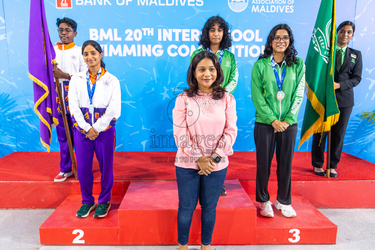 Closing ceremony of BML 20th Inter-School Swimming Competition was held in Hulhumale' Swimming Complex on Saturday, 19th October 2024. 
Photos: Ismail Thoriq