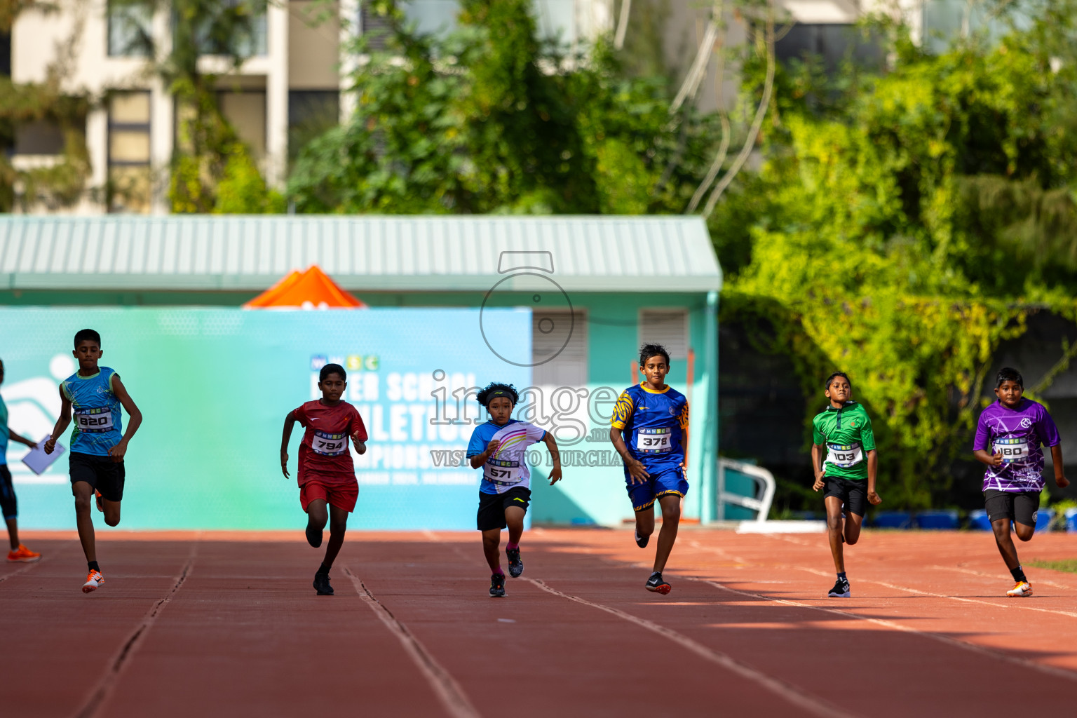 Day 2 of MWSC Interschool Athletics Championships 2024 held in Hulhumale Running Track, Hulhumale, Maldives on Sunday, 10th November 2024. Photos by: Ismail Thoriq / Images.mv