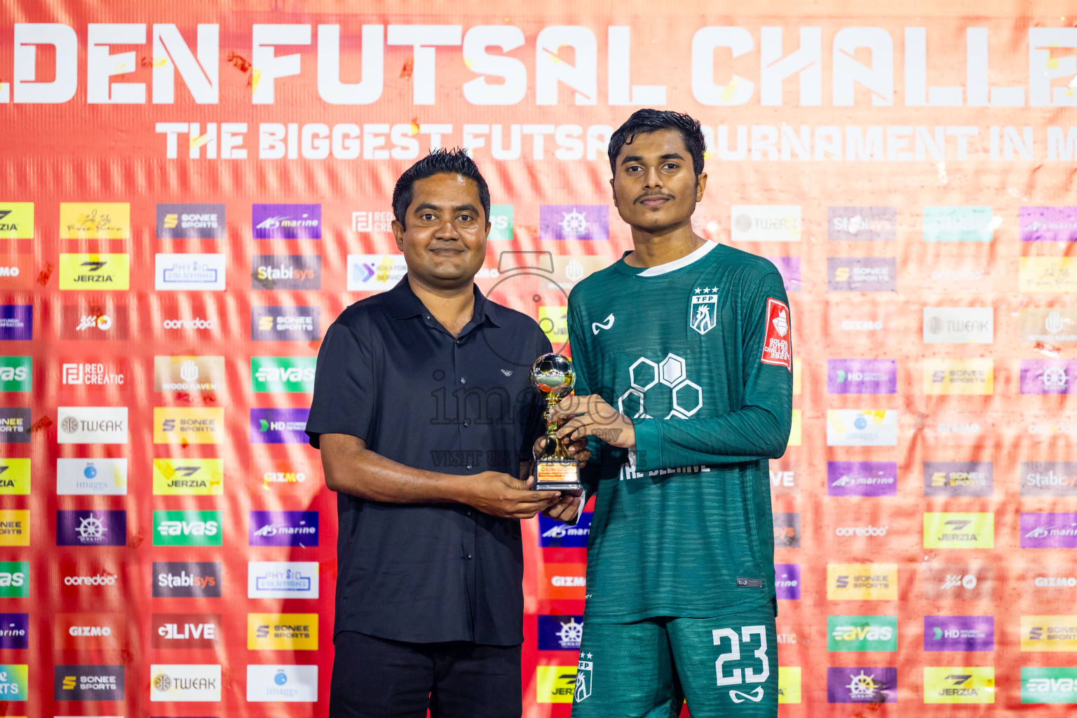 Th Thimarafushi vs Th Hirilandhoo in Thaa Atoll Finals Day 26 of Golden Futsal Challenge 2025 was held on Thursday , 30th January 2025, in Hulhumale', Maldives. Photos: Nausham Waheed / images.mv