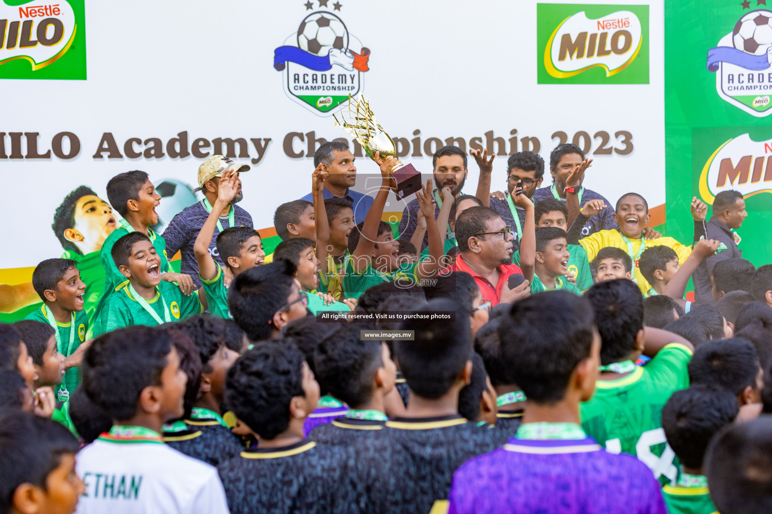 Day 2 of MILO Academy Championship 2023 (U12) was held in Henveiru Football Grounds, Male', Maldives, on Saturday, 19th August 2023. Photos: Nausham Waheedh / images.mv