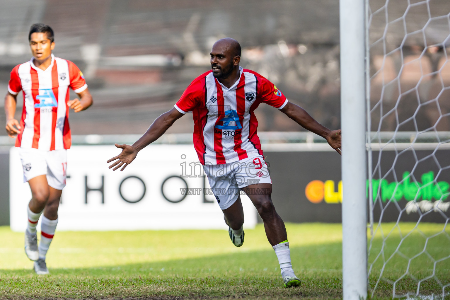 Tent SC vs Lagoons SC in the Quarter Final of Second Division 2023 in Male' Maldives on Thursday, 8th February 2023. Photos: Nausham Waheed / images.mv