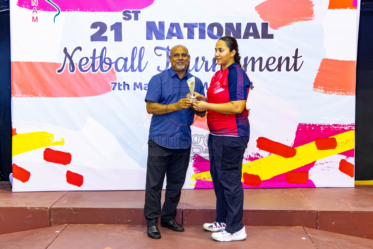 Club Matrix vs Club Green Streets in Final of 21st National Netball Tournament was held in Social Canter at Male', Maldives on Wednesday, 22nd May 2024. Photos: Nausham Waheed / images.mv