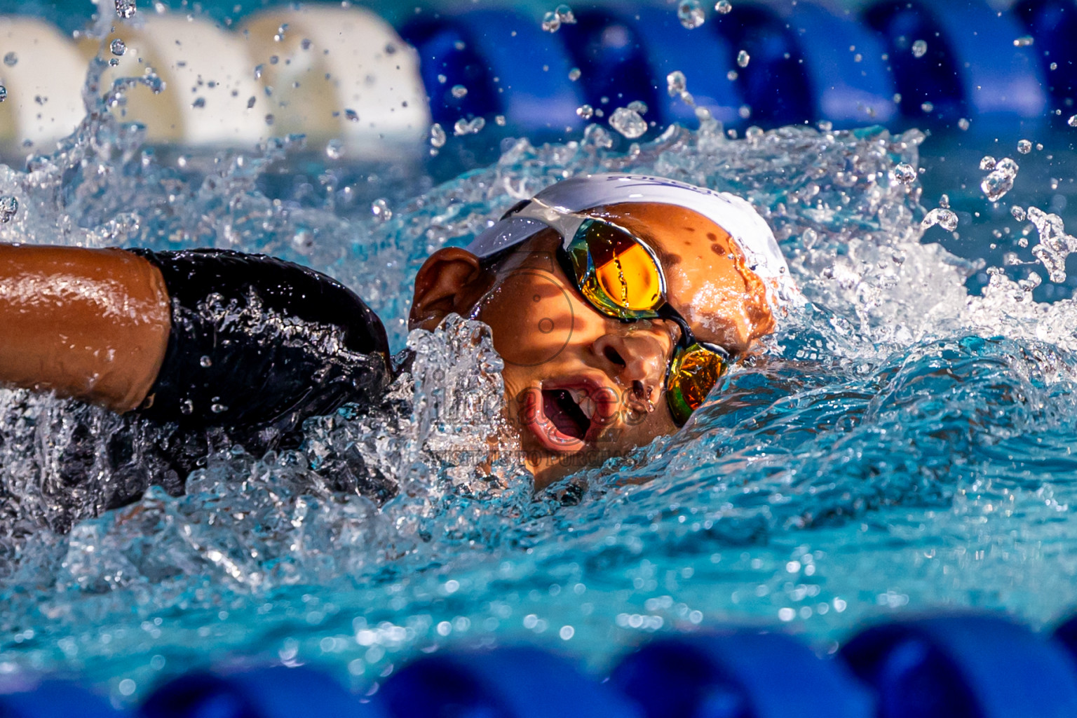 Day 1 of National Swimming Championship 2024 held in Hulhumale', Maldives on Friday, 13th December 2024. Photos: Nausham Waheed / images.mv