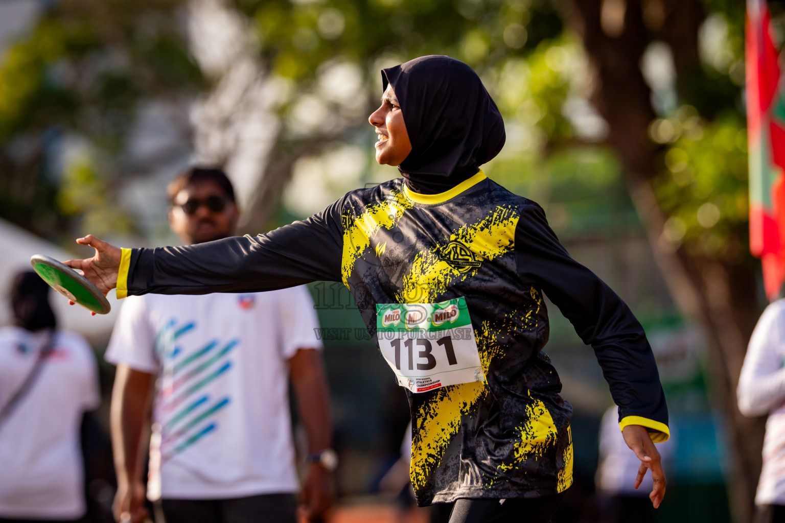 Day 3 of Inter-school Athletics Championship 2025 held in Ekuveni Synthetic Track, Male', Maldives on Wednesday, 08th October 2025. Photos by: Nausham Waheed / Images.mv
