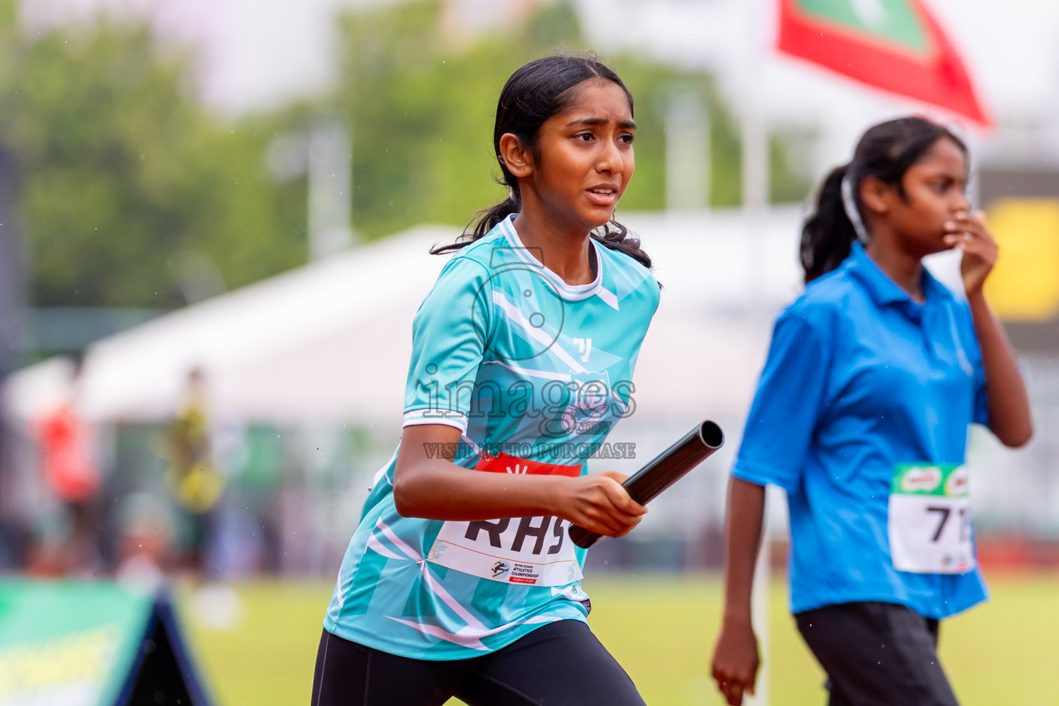 Day 6 of Inter-school Athletics Championship 2025 held in Ekuveni Synthetic Track, Male', Maldives on Sunday, 12th October 2025. Photos by: Nausham Waheed / Images.mv