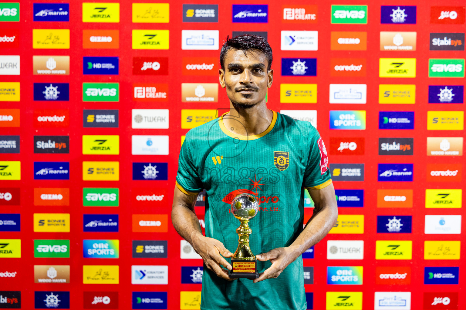 ADh Dhangethi vs ADh Mandhoo on Day 20 of Golden Futsal Challenge 2025 was held on Thursday, 23rd January 2025, in Hulhumale', Maldives. Photos: Nausham Waheed / images.mv