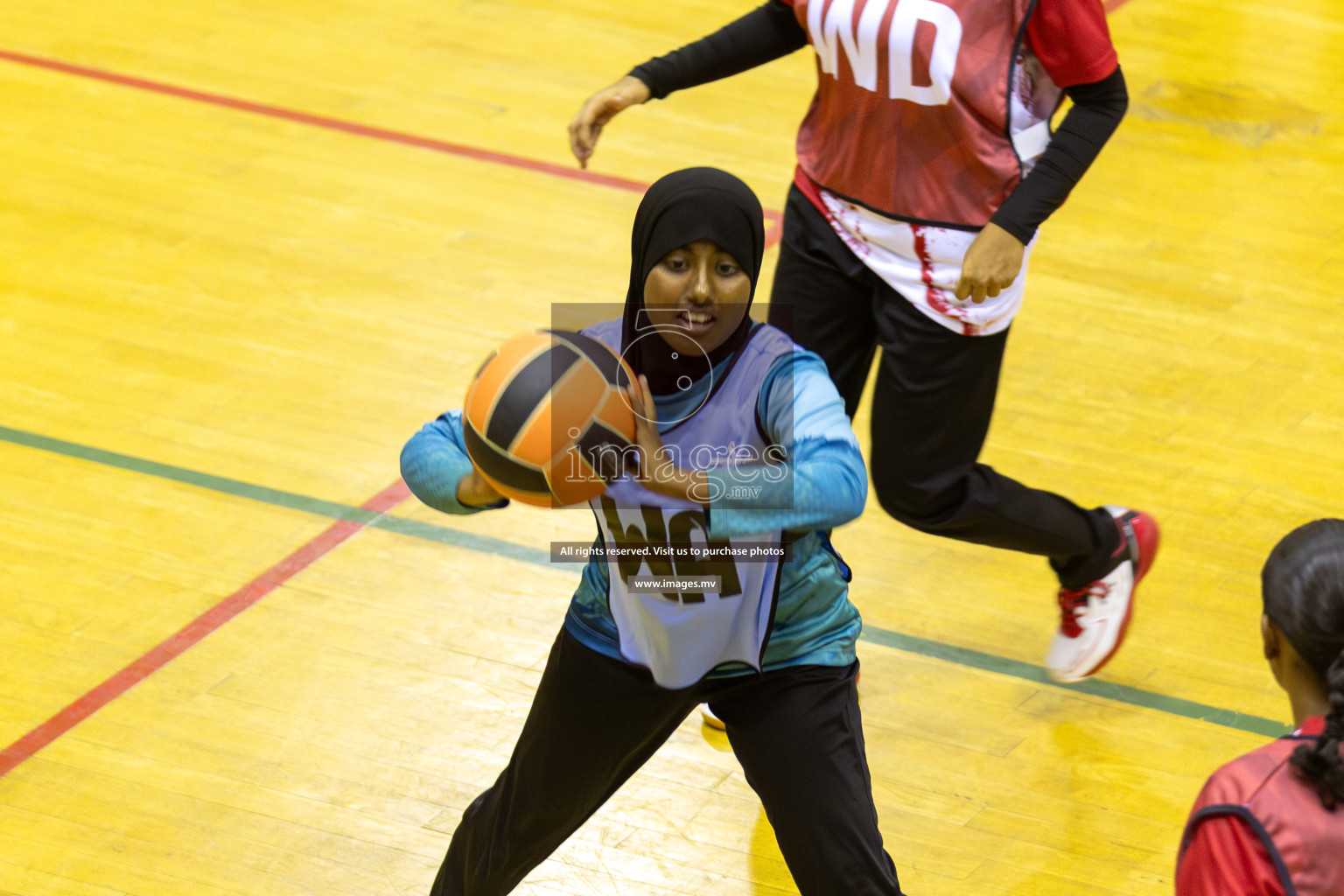 Day3 of 24th Interschool Netball Tournament 2023 was held in Social Center, Male', Maldives on 29th October 2023. Photos: Nausham Waheed, Mohamed Mahfooz Moosa / images.mv