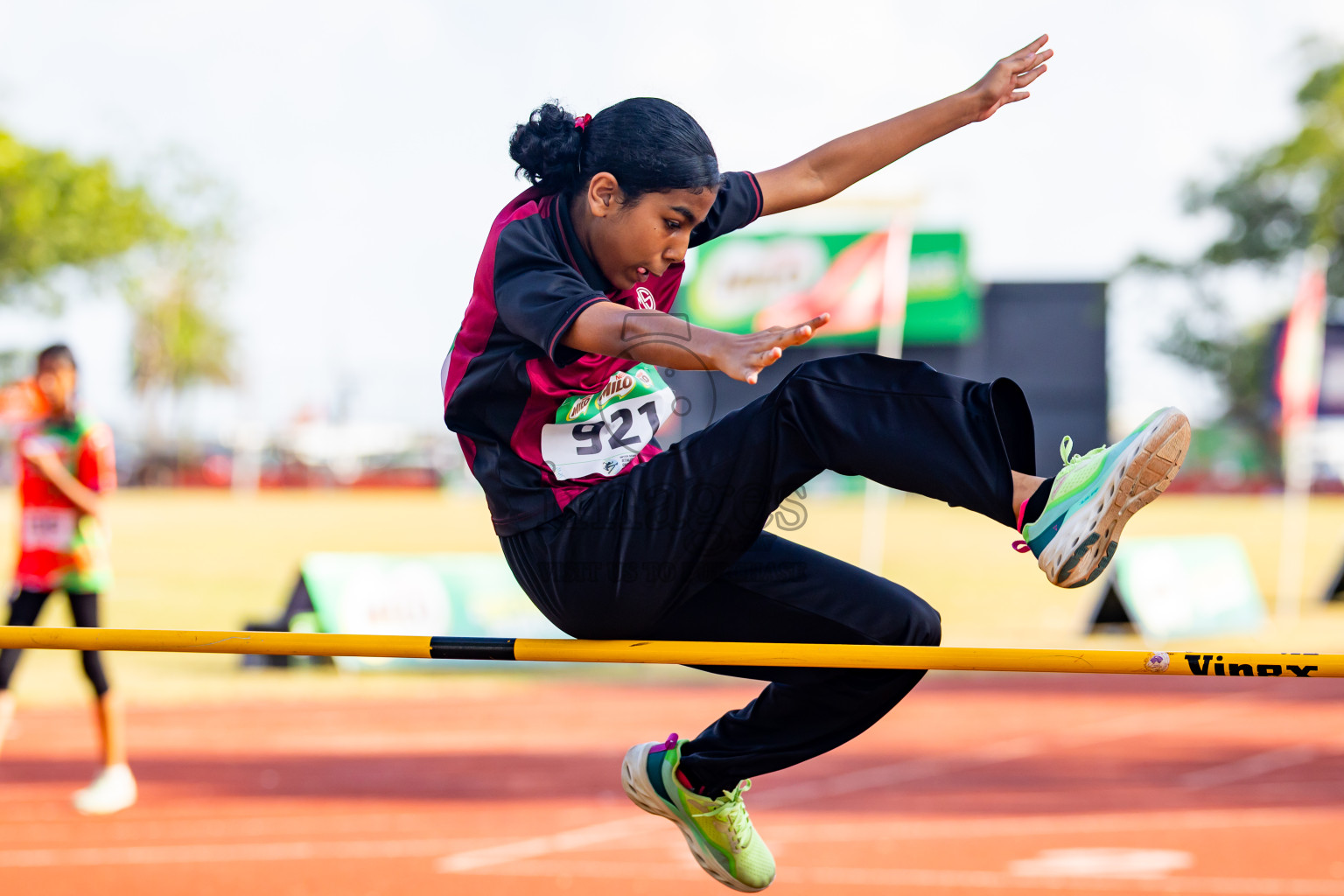 Day 4 of Inter-school Athletics Championship 2025 held in Ekuveni Synthetic Track, Male', Maldives on Thursday, 09th October 2025. Photos by: Nausham Waheed / Images.mv